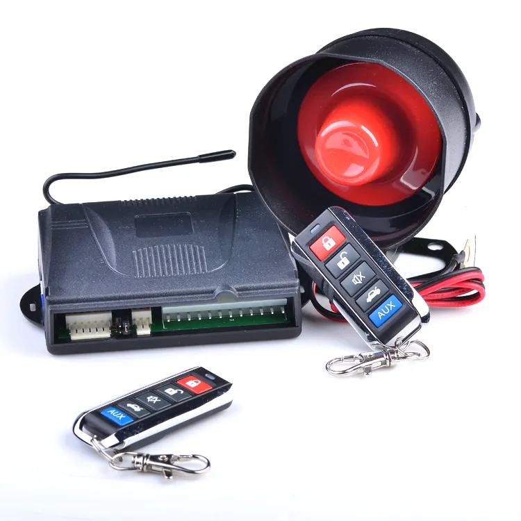 Universal Car Anti-theft Alarm 12V Remote Control Car Alarm With Remote Car Search Led Indicator Alarm System