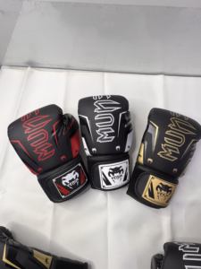 Gants de boxe et de kickboxing en <span class=keywords><strong>cuir</strong></span> PU à doigts entiers pour l'entraînement - Product Image 2