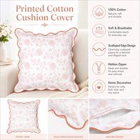 Housse de coussin en coton confortable pour dossier de canapé de salon