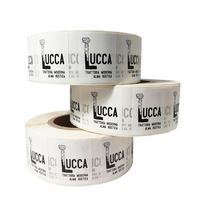 Rouleaux d'étiquettes adhésives personnalisées avec impression de logo pour la marque de produit