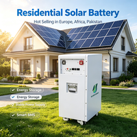 Système de stockage d'énergie domestique 51.2V 600Ah 628Ah 1000Ah EV 6000 cycles 15kWh 30kWh 50kWh Batterie solaire mobile au lithium LiFePO4