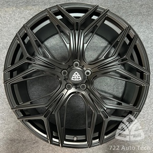 Cerchi Forgiati 722auto per VW Golf GTI R 17 18 19 20 Pollici, Neri Lucidi Multirazza, Monoblocco, Concavi Profondi, per Hot Hatch Performance - Product Image 1