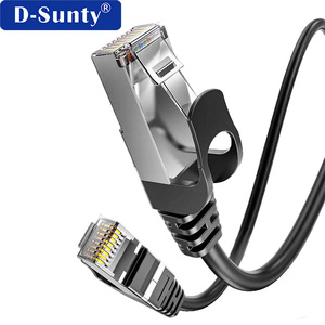 D-sunty Cat6A 26AWG UTP Thin Ethernet Cable Rj45 10Gbps 250MHz PVC Connect to the Network for Communication Cables OD:2.8MM - Product Image 5