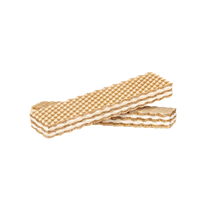 Vente en gros de gaufrettes Signor de la marque italienne Cabrioni, fourrées à la crème vanille, croustillantes, pour le petit-déjeuner ou les collations, 22 pièces x 5 x 45g