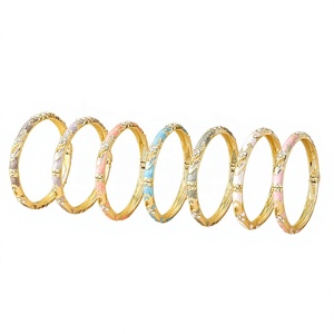Pulsera Yiwu de aleación delicada, estilo étnico vintage, de lujo ligero, con esmalte de goteo de aceite y cloisonné abierto, de estilo europeo-americano transfronterizo - Product Image 6