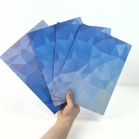 Échantillon de carnet de couleurs personnalisé en papier, présentoir à 3 panneaux pour tissus d'ameublement