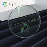 L.jin 1.56 Index Hmc Lentilles progressives Lentille coupe bleue Lecture multifocale de prescription Lentilles optiques en résine UV420