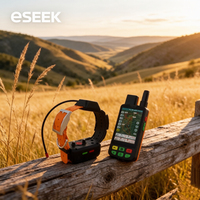 Collar para Perro ESEEK con GPS: Batería de 6400mAh con más de 100 horas de duración + Reproducción de Trayectoria, 15 Días de Autonomía y Respaldo 4G Confiable