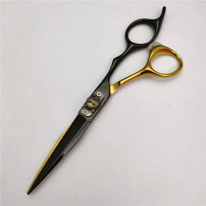 Tijeras para adelgazar el cabello Ke3 de 6 pulgadas, tijeras profesionales de acero inoxidable con punta roma y mango largo para cortar el cabello - Product Image 2