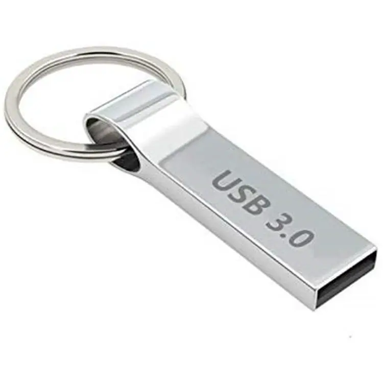 Capacity 2048 Gb Waterproof Silver Metal Pen Memory Stick Key Chain Computer Car Office Mobile Usb Flash Drive