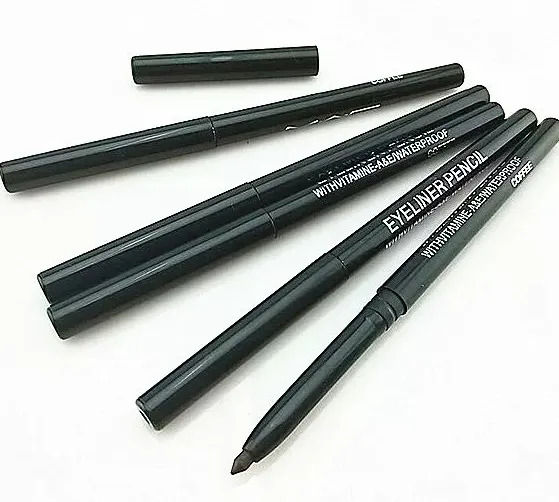 eyebrow pencil eyeliner Gel double use brow pencil eye liner automatic spinning easy to draw makeup pencil Dark Brown