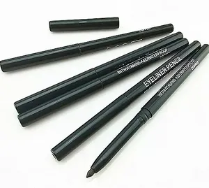 Lápis de sobrancelha em gel, lápis de olho de uso duplo, delineador automático para sobrancelhas, fácil de desenhar, marrom escuro
