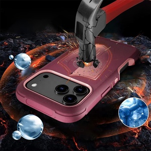 Bảo Vệ <span class=keywords><strong>2025</strong></span> Mới 360 Bao da Trường Hợp Tiêu Chuẩn Thả Bảo Vệ Nhiệm Vụ Nặng Nề Điện Thoại Di Động Trường Hợp Đối Với iPhone 17 Pro Max Được Xây Dựng Trong Từ Tính - Product Image 6