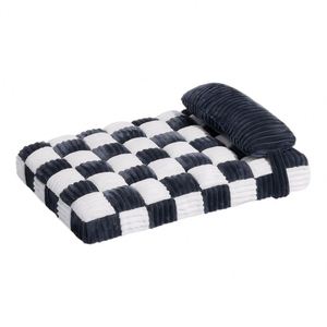 Plush Orthopedic Luxury Modern Cartoon Dog & Cat Bed Anti-urine Detachable Striped <b>Large</b> Universal Sleeping <b>Mat</b> - Product Image 3
