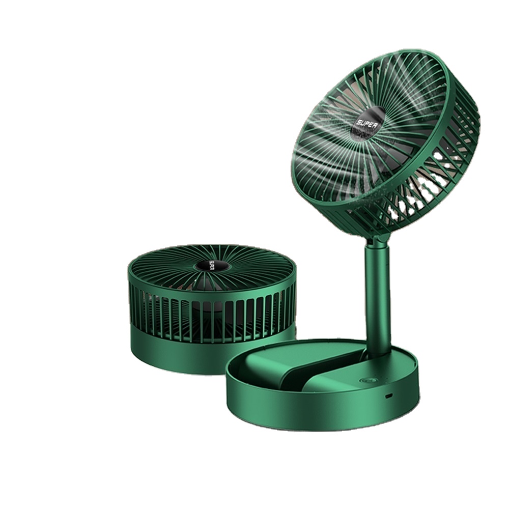 Летний портативный вентилятор с 3 режимами охлаждения для личного пользования, Складной Телескопический Настольный мини-вентилятор, беспроводной портативный охлаждающий вентилятор