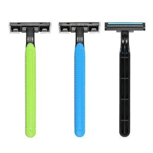 Maquinilla de Afeitar Desechable Profesional de Doble Hoja de Acero Inoxidable con Mango de Plástico <span class=keywords><strong>para</strong></span> Uso en Barberías y Salones de Belleza <span class=keywords><strong>para</strong></span> Hombres, Paquete Económico - Product Image 6