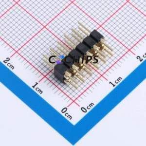 XDZ254C-2-06-Z-3.0-G1 Pin Header Through hole Component (THT),P=2.54mm Connector 2x6P 2.54mm 2.54mm Round Pin - Product Image 2