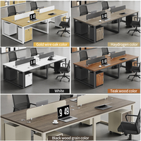 Bureau bureau personnel bureau simple moderne écran station casier partition employé bureau d'ordinateur