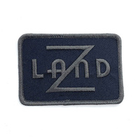 Patch papillon brodé personnalisé avec nom et logo de marque Appliques en tissu décoration dentelle en forme de fleur