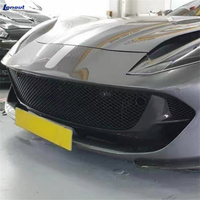 Kit de carrosserie pour Ferrari 812 GTS, style OEM, en fibre de carbone sèche 3K de haute qualité, comprenant un lèvre central de pare-chocs avant et un kit anti-turbulences