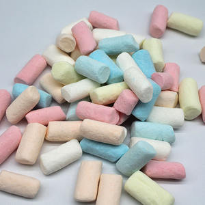 Caramelo de malvavisco liofilizado con sabor afrutado al por mayor, caramelo de algodón crujiente dulce en forma de tiza colorida empaquetado en bolsas - Product Image 6