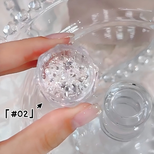 Material de lentejuelas Decoración de uñas Aurora Sirena Efecto Polvo de uñas Copos holográficos Paillettes Brillo de uñas Sparkles Lentejuelas - Product Image 2