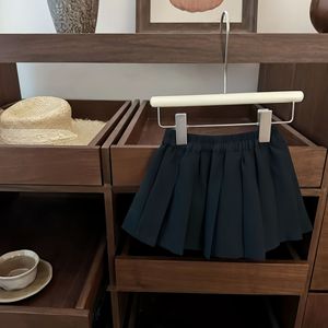 Tongxingyuan Girls' School Style Two-Piece Set White Shirt Black Skirt Cotton Summer Outfit - Product Image 4
