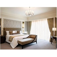 Maßge schneiderte 5-Sterne-Hotelbett TV-Schrank Beistell tisch Kopfteil Hotelzimmer möbel Custom Modern Design Hotel möbel