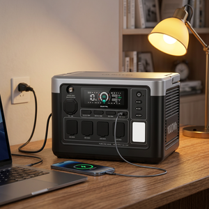 Générateur solaire extérieur, station d'alimentation portable, 1800W, 1500Wh, batterie LiFePo4, alimentation de secours UPS domestique - Product Image 6