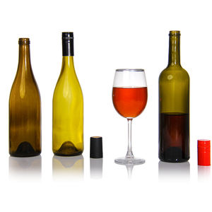 Botellas de <span class=keywords><strong>Burdeos</strong></span> Vacías para Elaboración Casera de <span class=keywords><strong>Vino</strong></span>, Botellas de Vidrio de 750 ml con Tapones de Corcho y Cápsulas Termoencogibles - Product Image 6