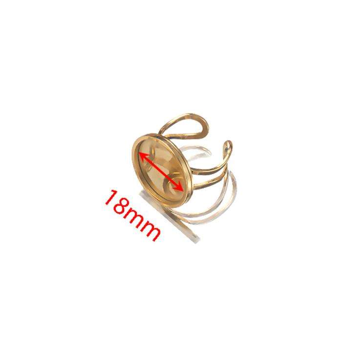 Circle-18mm ทอง