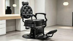 Vintage Barber Chair for Hair Salon Hot Sale Hydraulic Barber Shop Equipment Barber Chair - Product Image 5