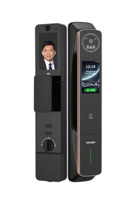 <span class=keywords><strong>Serrure</strong></span> de <span class=keywords><strong>porte</strong></span> intelligente haut de gamme 6 en 1, accès sans clé avec reconnaissance de la veine palmaire, reconnaissance faciale, empreinte digitale, mot de passe, carte et contrôle par application - Product Image 2