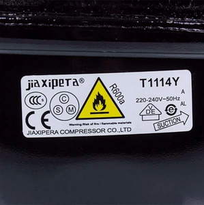 Compresor Original Jiaxipera T1114Y R600a 220V-240V LBP 168W 1/4HP, Motor de Refrigeración de Repuesto para Refrigerador y Congelador - Product Image 5