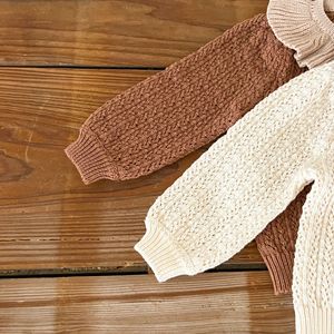 Set Maglione in Lana per Bambine 2026 con Colletto Arricciato, Outfit Morbido e Caldo per Climi Freschi, Uso Quotidiano Casual - Product Image 5