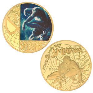 Moneta Commemorativa Marvel Heroes Spider-<span class=keywords><strong>Man</strong></span> Anime, Colorata e Dorata, in Ghisa con Rilievo, Confezionata Singolarmente, Regalo Souvenir - Product Image 6
