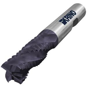 KRINO-Fresas de cuatro canales TIALN con vástago Weldon para uso en desbaste, serie corta, 240191000, 8%, - Product Image 2