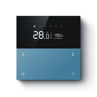 Anjielo pour Zigbee 3.0 Thermostat intelligent pour chauffage électrique, interrupteur mural à température fixe 4 voies, trois-en-un, intelligent, compatible Smart Life PC
