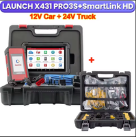 SmartLink HD X431 PRO V5.0 Pro3s ++ Launch X431 PRO3S + DBScar 12V Coche 24V Camión Diesel Gasolina Maquinaria Autobús Herramienta de diagnóstico