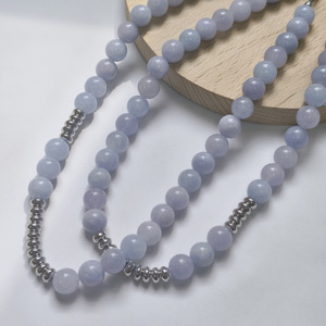 Collane all'ingrosso con perline in pietra naturale, ultime novità estive, per vacanze al <span class=keywords><strong>mare</strong></span>, gioielli fatti a mano alla moda, regalo per lei - Product Image 4