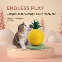 Balle à gratter pour chat en sisal, jouet interactif pour aiguiser les griffes, pour chats de petite et moyenne taille