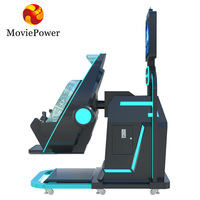 Nuevo diseño Roller Coster VR Arcade Machine Simulador de vuelo Cabina 720 grados VR Silla Gaming VR 360 Simulador