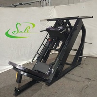 Padong senrui equipamento de fitness preto sem peso, máquina de agachamento de perna de função dupla
