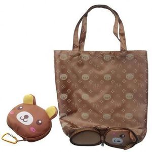 NEW Cartoon Animal Foldable Folding Shopping Tote Reusable Eco <b>Bag</b> Panda <b>Frog</b> Pig Bear Waterproof Shopping <b>Bags</b> Storage <b>Bags</b> - Product Image 1