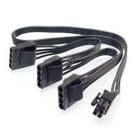 Câble d'alimentation pour cartes graphiques GPU VGA, Seasonic FOCUS PLUS Gold FX Peripheral, 4 broches SATA IDE PCIe CPU, alimentation principale ATX 24 broches, pour le minage