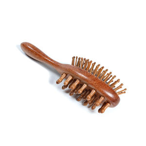 Home Doppelseitiger Sandelholz-Luftkissen kamm, Gold Sandelholz-Haarpflege-Airbag-<span class=keywords><strong>Massage</strong></span> kamm, kann flauschiges und glattes Haar - Product Image 6