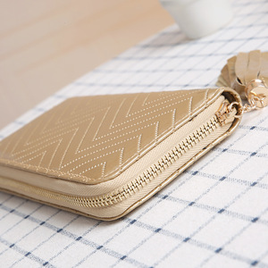 Porte-monnaie personnalisé en cuir Pu pour femmes, <span class=keywords><strong>portefeuille</strong></span> Long pour cartes, vente en gros, collection - Product Image 4