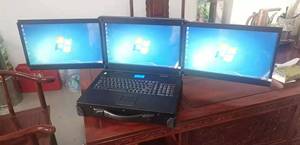 OEM Custom All-in-One industriale portatile PC triplo schermo robusto Laptop con il 12 ° 13 ° CPU di 14th Gen per l'ingegneria del campo - Product Image 2