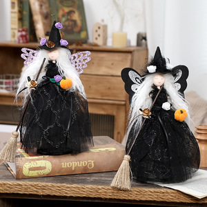 Poupée de Sorcière Papillon Citrouille d'Halloween, Décoration de Maison en Peluche, Ornements pour Fête d'Halloween en Tissu, Vente à Chaud - Product Image 2