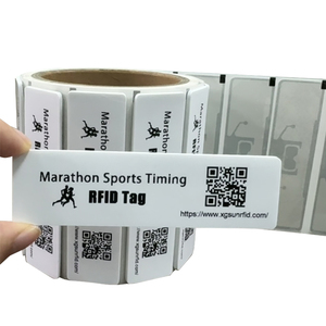 Xgsun mới Marathon đua thời gian RFID bọt <span class=keywords><strong>tag</strong></span> 97*27 Mét M830 Dogbone Inlay tầm xa RFID <span class=keywords><strong>Tag</strong></span> cho chạy tần số 860-960MHz - Product Image 3